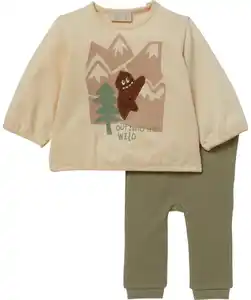 Newborn Langarmshirt + Hose, offwhite