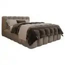 Bild 1 von Esposa Polsterbett, Beige, Textil, 140x200 cm, gepolstertes Kopfteil, in verschiedenen Größen erhältlich, bodentiefer Einstieg, Schlafzimmer, Betten, Polsterbetten