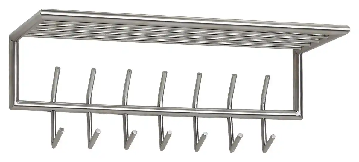 Bild 1 von Wandgarderobe Wohnling ca. 74,5x29x30 cm Silberfarben, Silberfarben