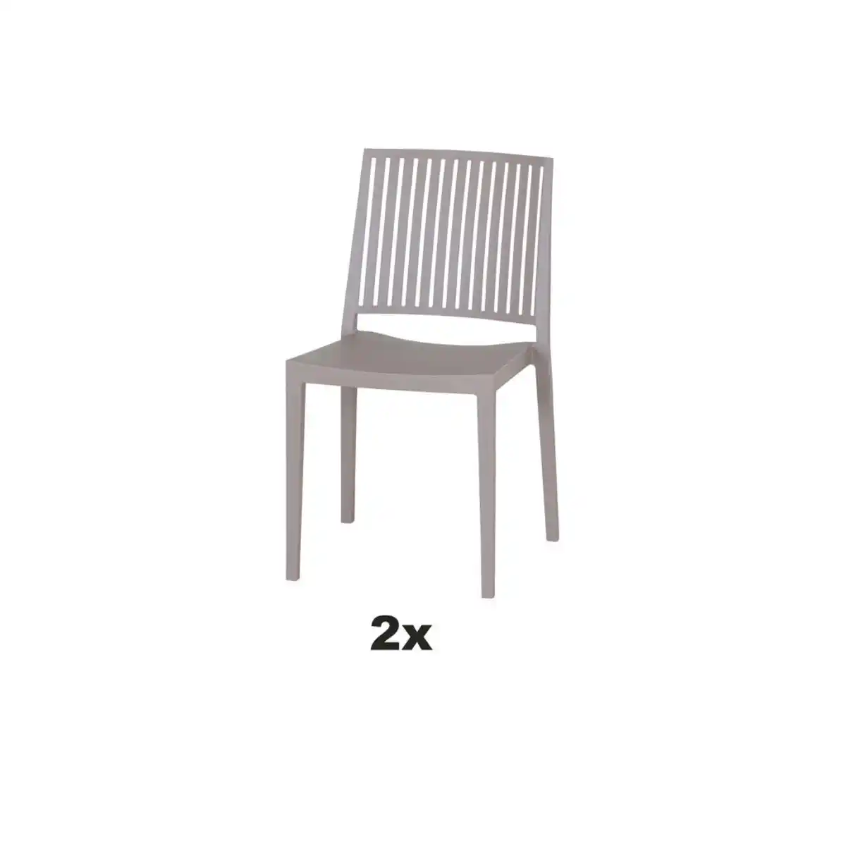 Bild 1 von Siena Garden Stapelstuhl, Taupe, Kunststoff, 57x80x56 cm, stapelbar, gastro- und objekttauglich, wetterbeständig, UV-beständig, Gartenmöbel, Gartenstühle, Gartenstühle stapelbar