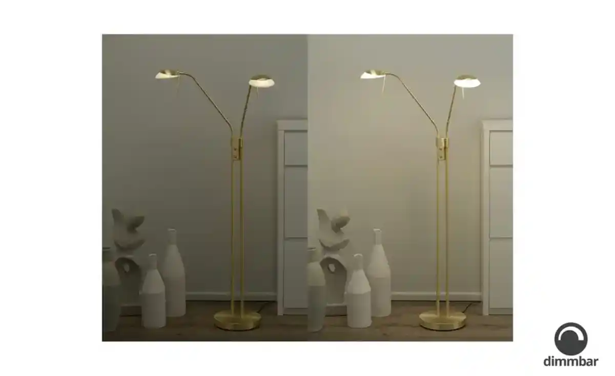 Bild 4 von Fischer-Honsel LED-Lese-Leuchte 2-flammig, messing-matt