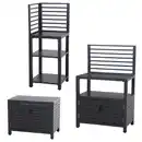 Bild 1 von Outdoorküche Anthrazit ca. 236x90x56 cm, Anthrazit