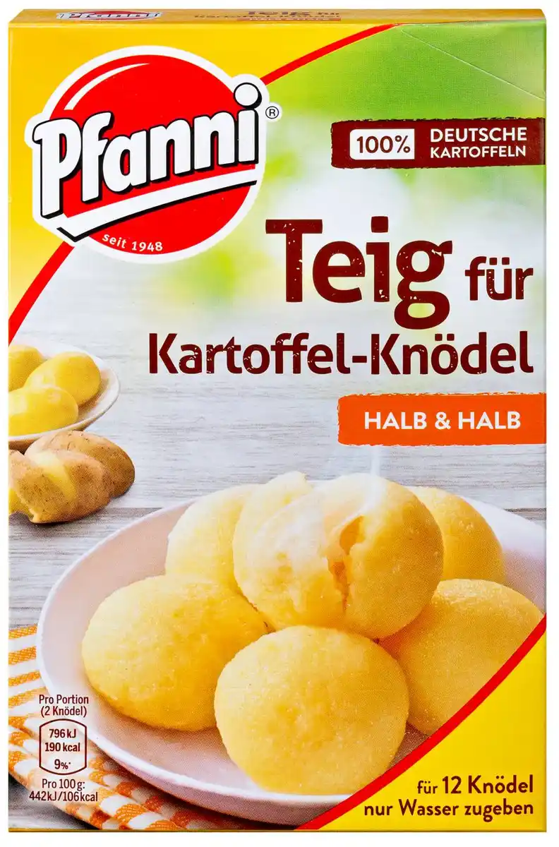 Bild 1 von PFANNI Kloß- oder Knödelteig, 275 - 330-g-Packg.