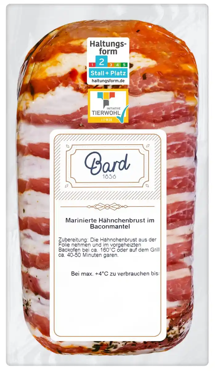 Bild 1 von BARD Hähnchenbrust im Baconmantel, kg