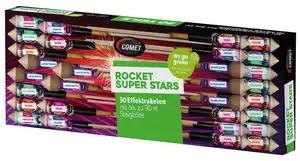 COMET Mega-Raketen-Sortiment »Rocket Super Stars«, 30-teilig