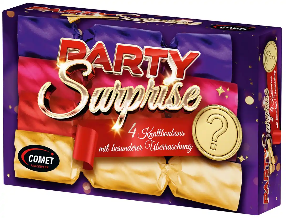 Bild 1 von COMET »Party Surprise« Knallbonbons, 4-St.-Packg.
