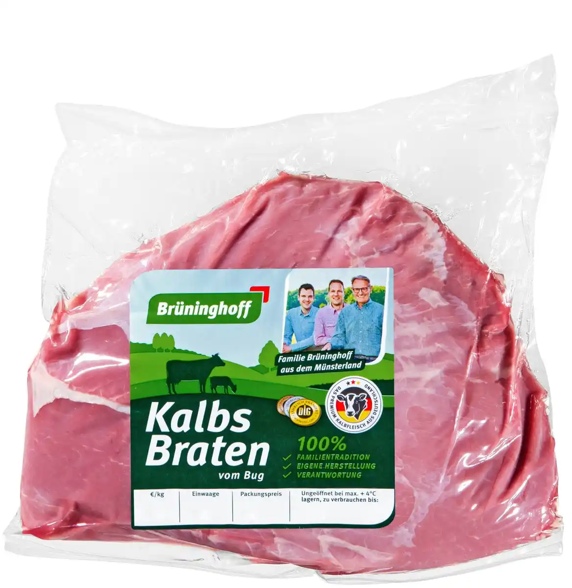 Bild 1 von BRÜNINGHOFF Kalbsbraten vom Bug, kg