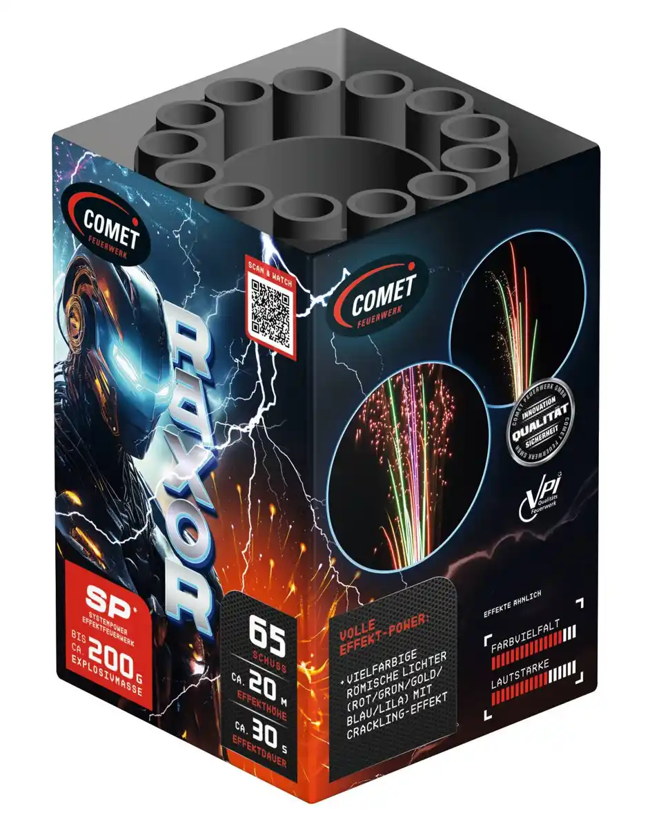 Bild 1 von COMET »Raxor« Feuerwerksbatterie