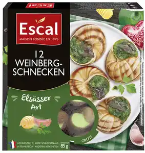 ESCAL Weinberg-Schnecken, 12 St. = 85-g-Packg.