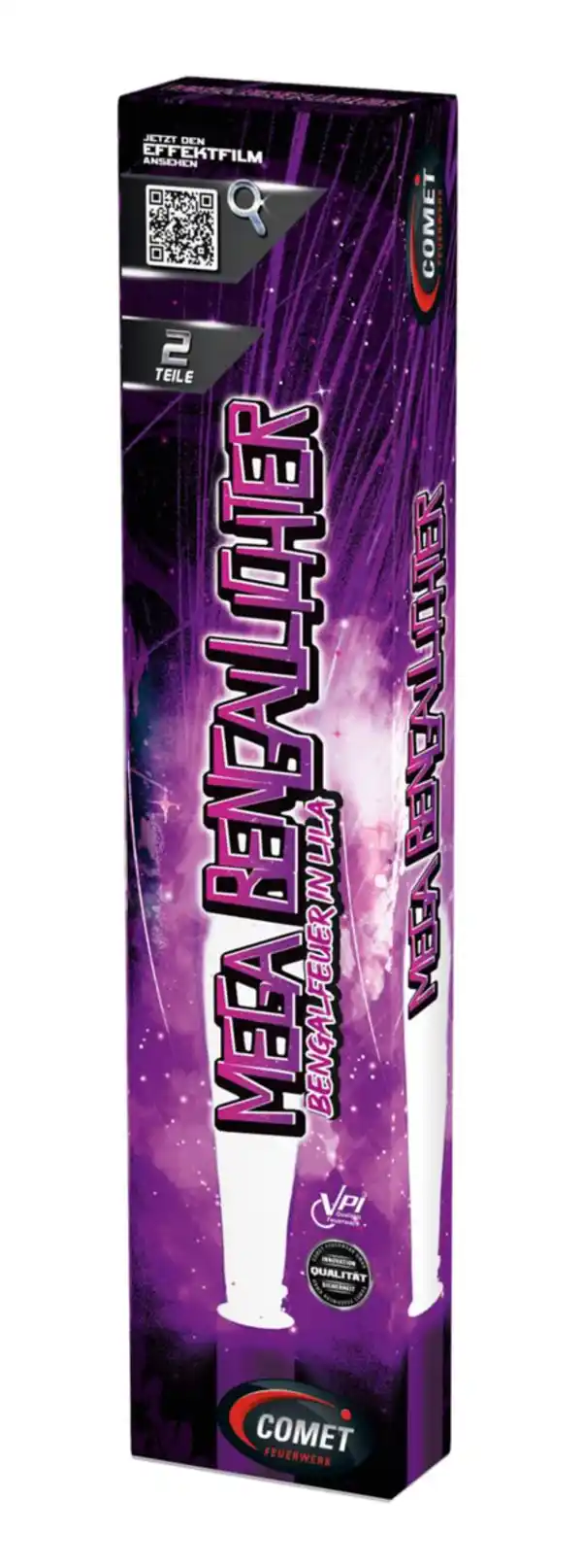 Bild 2 von COMET »Mega Bengallichter« Lila Jugendfeuerwerk, 2-St.-Packg.
