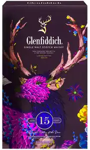 GLENFIDDICH 15 Jahre Single Malt Scotch Whisky, 0,7-l-Fl.