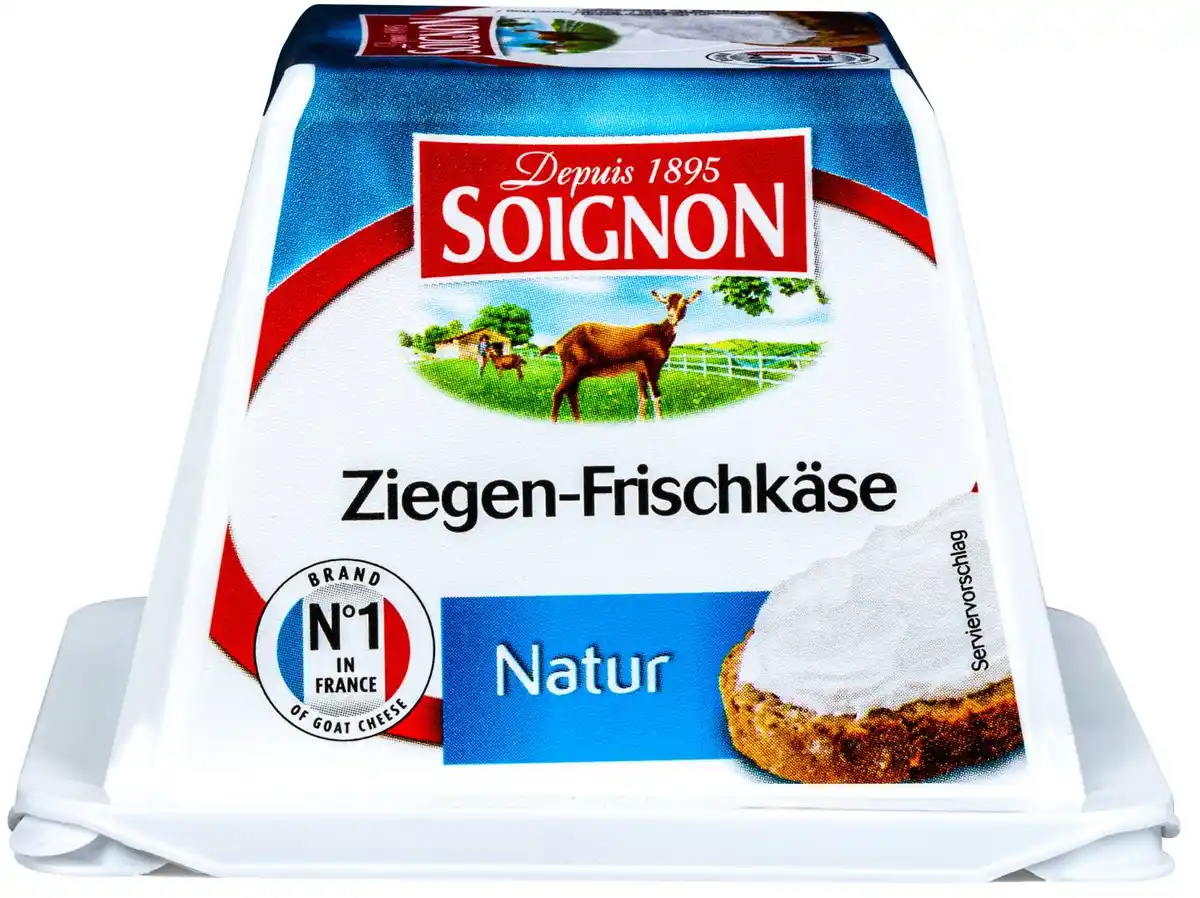 Bild 1 von SOIGNON Ziegen-Frischkäse Natur, 150-g-Becher