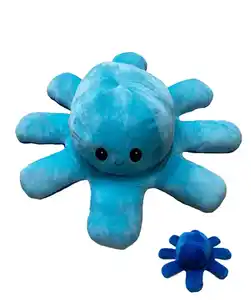 Plüschtier Krake, blau