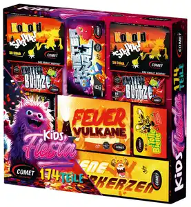 COMET »Kids Fiesta« Jugenfeuerwerkssortiment, 174-teilig