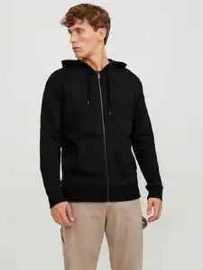 Jack & Jones Kapuzensweatjacke BASIC SWEAT ZIP HOOD