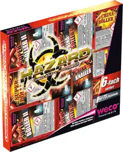 WECO China-Knall-Sortiment »Hazard«, Packg.