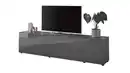 Bild 1 von TV-Lowboard anthrazit - Glasfront - 226 cm - SANTORIN