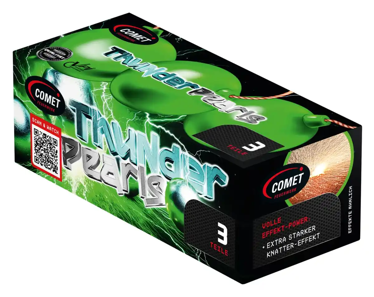 Bild 1 von COMET »Thunder Pearls« Kugelböller, 3-St-Packg.