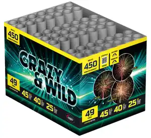 COMET XXL-Doppelschuss-Batterie »Crazy & Wild«