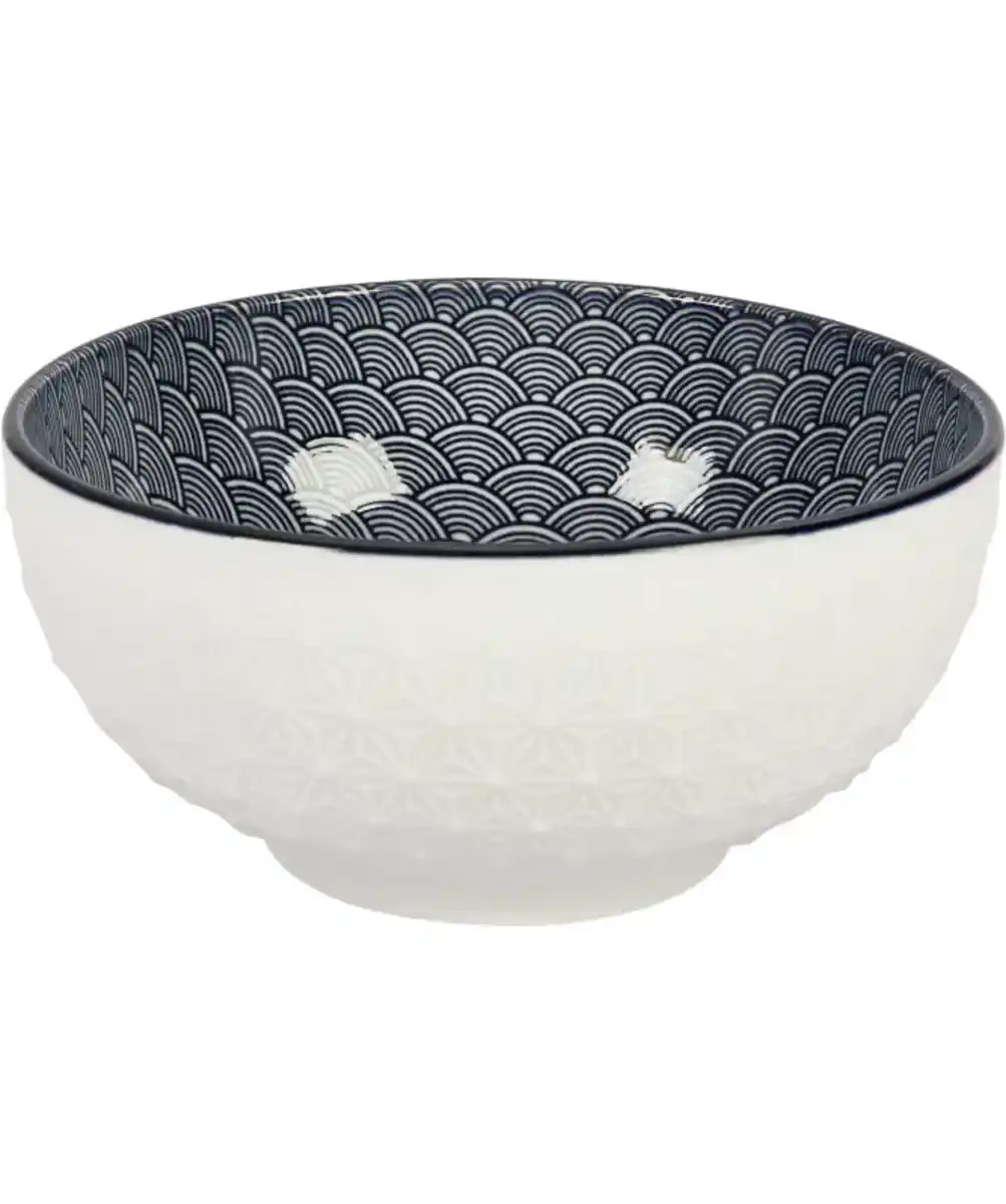 Bild 1 von Schale, blau gemustert