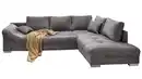 Bild 1 von Ecksofa Wohnlandschaft Cordbezug grau 298 x 202 cm - ALVITO