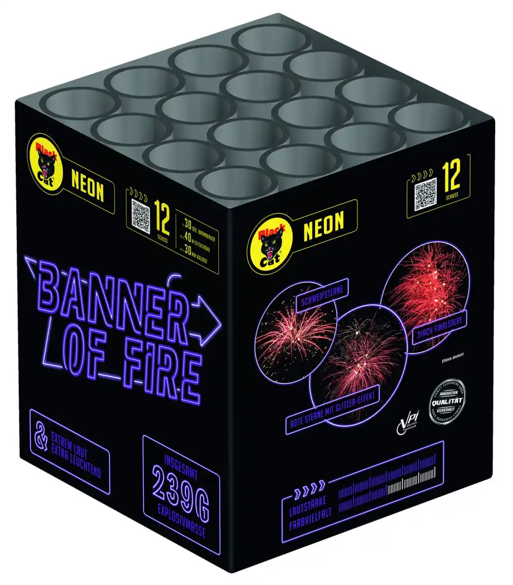 Bild 1 von COMET »Banner of Fire« Feuerwerksbatterie