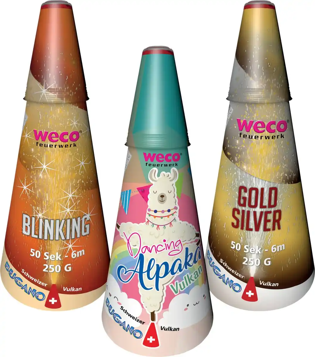 Bild 1 von WECO Bodenfeuerwerk »Schweizer Vulkan«