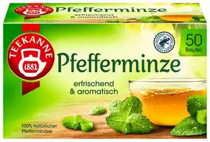 TEEKANNE Pfefferminztee, 50 Btl. = 112,5-g-Packg.