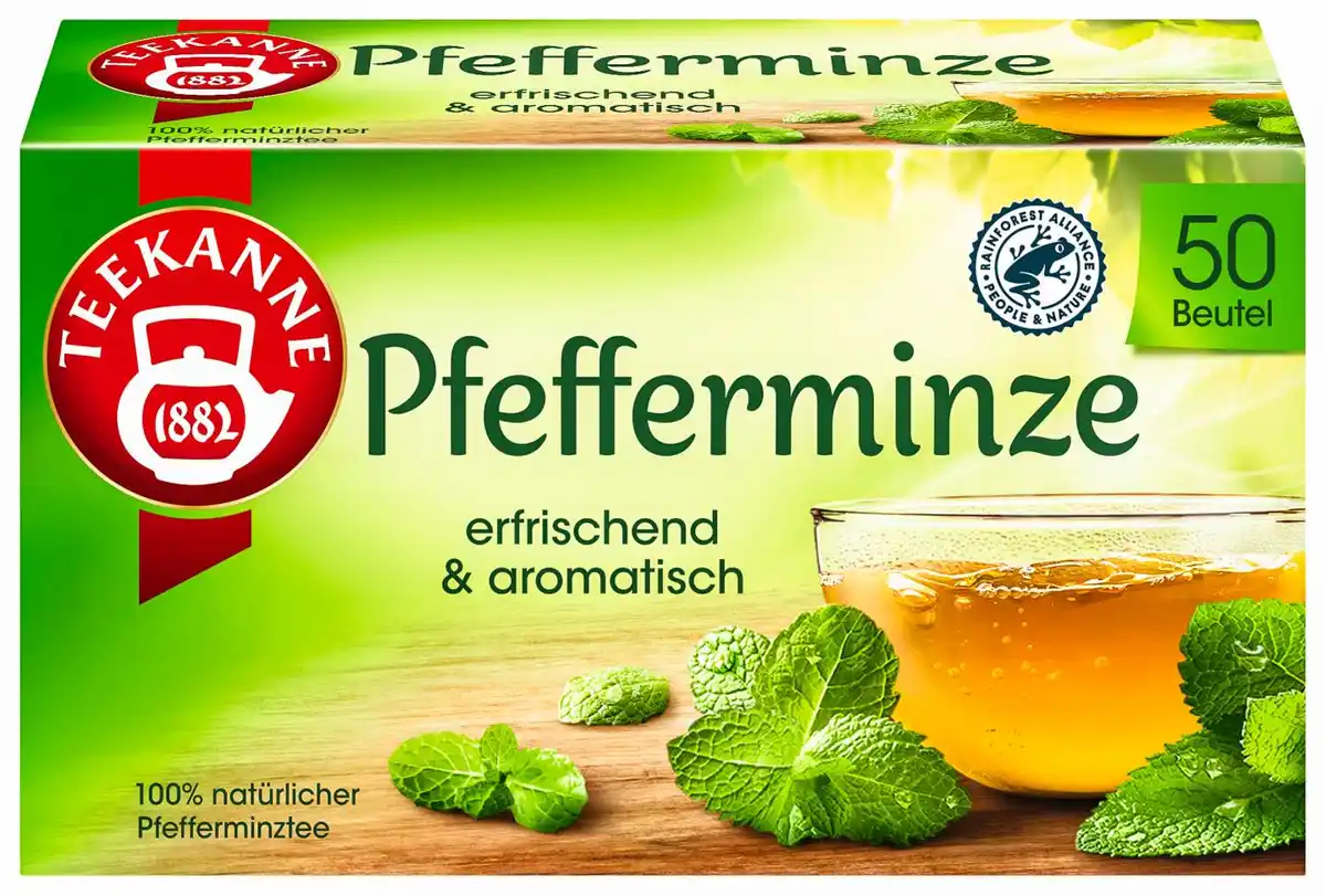 Bild 1 von TEEKANNE Pfefferminztee, 50 Btl. = 112,5-g-Packg.