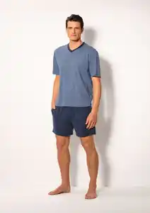 le jogger® Shorty (Packung, 4 tlg., 2 Stück) mit garngefärbtem Streifen