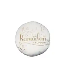 Kissen Ramadan, weiß bedruckt
