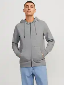 Jack & Jones Kapuzensweatjacke BASIC SWEAT ZIP HOOD