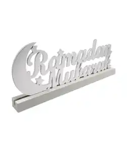 Deko-Schriftzug Ramadan, weiß