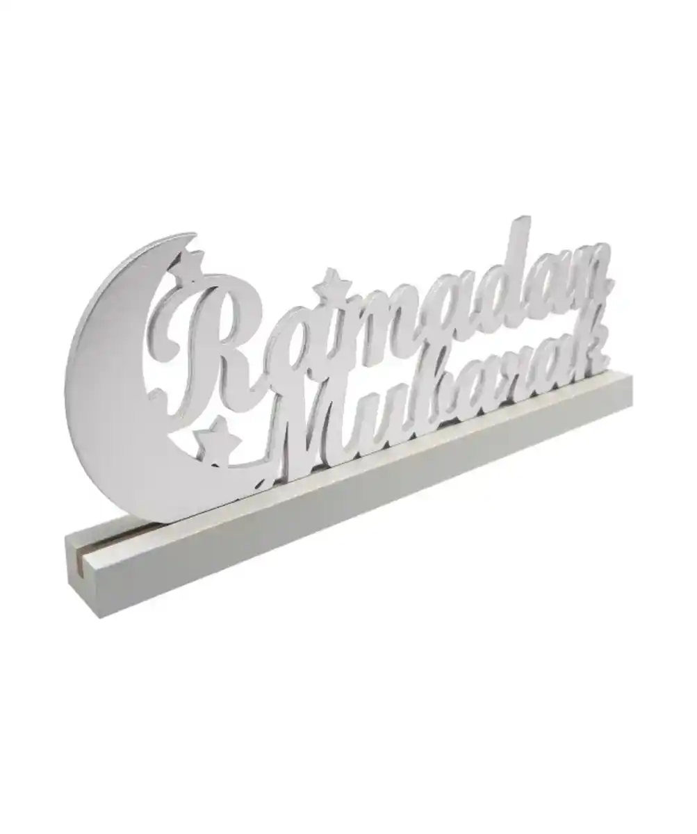 Bild 1 von Deko-Schriftzug Ramadan, weiß