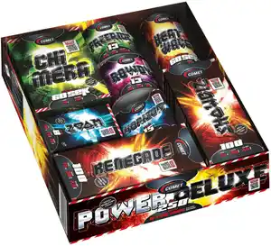 COMET Feuerwerksbatterie-Sortiment »Power Deluxe«, 8-teilig