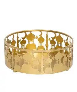 Dekotablett Ramadan, goldgelb