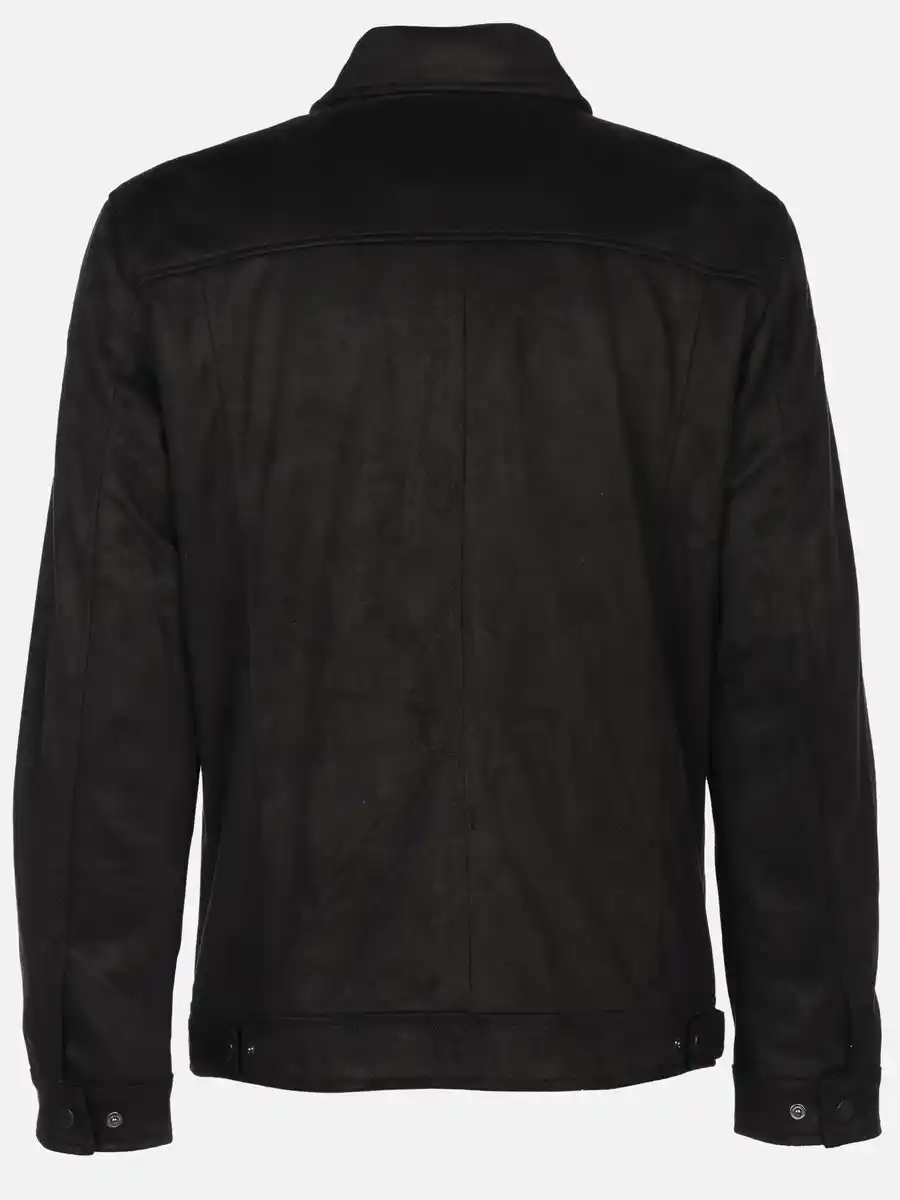 Bild 2 von Herren Blouson in Waschleder-Optik Schwarz