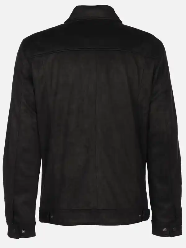 Bild 2 von Herren Blouson in Waschleder-Optik Schwarz