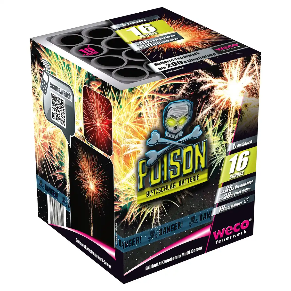 Bild 1 von Poison Batterie-Feuerwerk