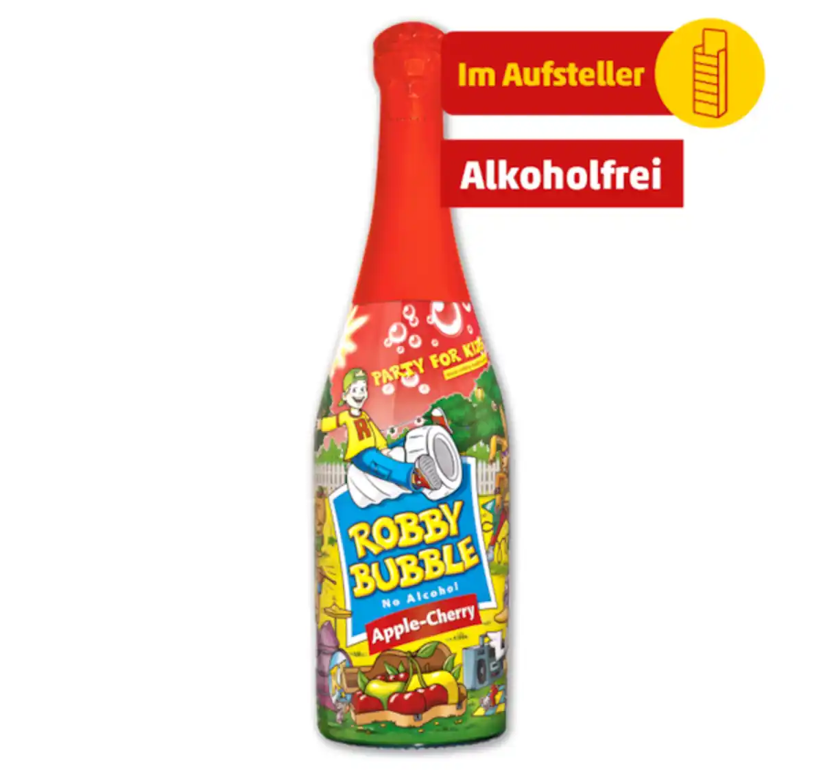 Bild 1 von ROBBY BUBBLE Partygetränk für Kinder*