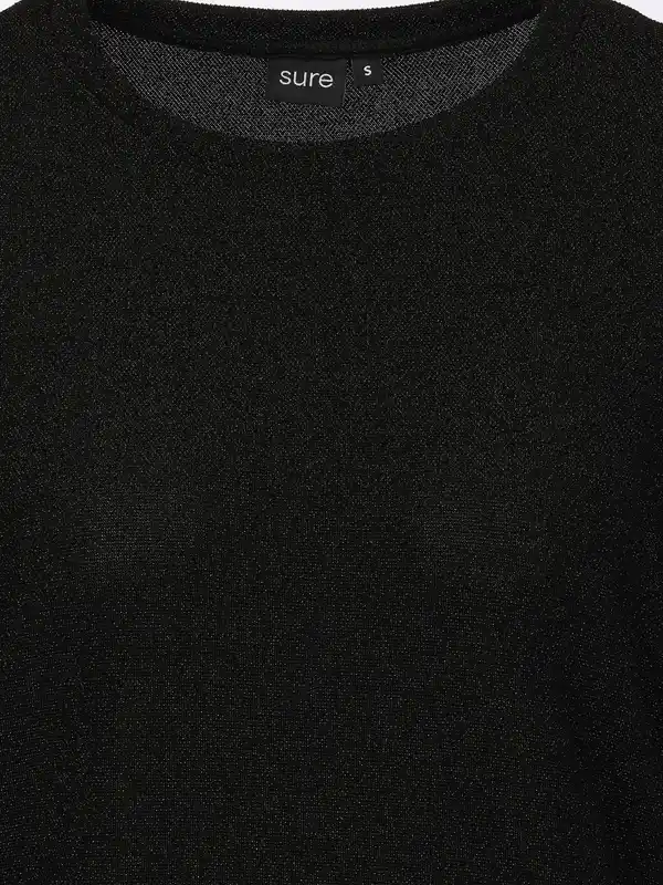 Bild 3 von Damen T-Shirt mit Lurex Schwarz