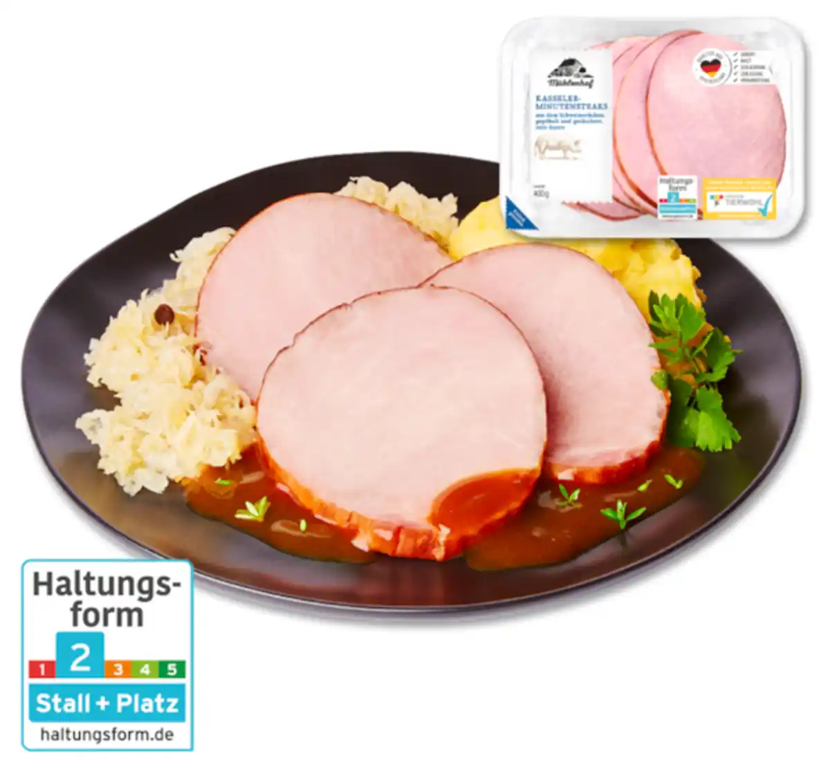 Bild 1 von MÜHLENHOF Frische Kasseler-Minutensteaks