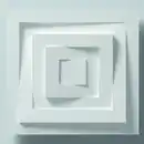 Bild 1 von Wandrosette 30 x 30 cm in Weiß