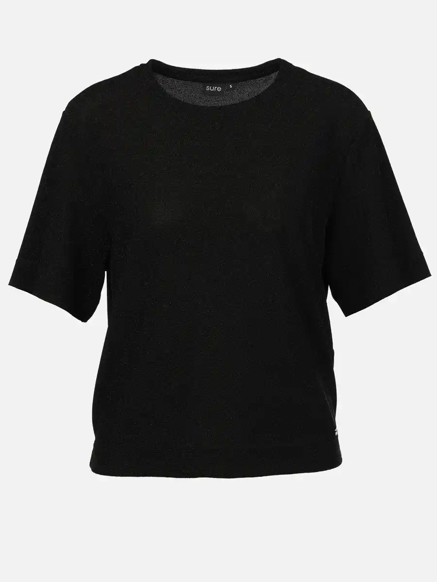 Bild 1 von Damen T-Shirt mit Lurex Schwarz