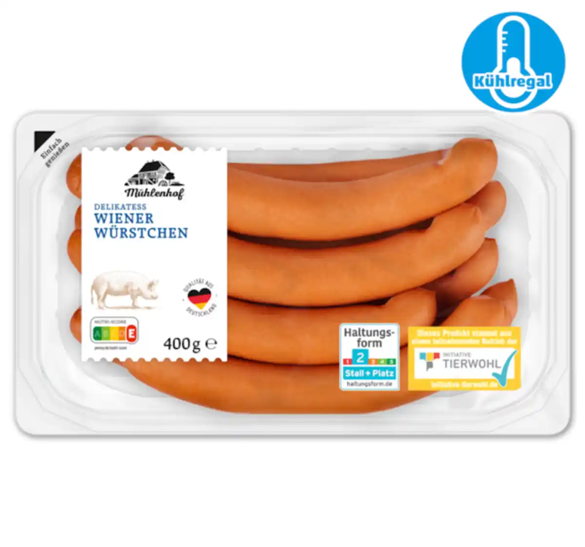 Bild 1 von MÜHLENHOF Delikatess Wiener Würstchen