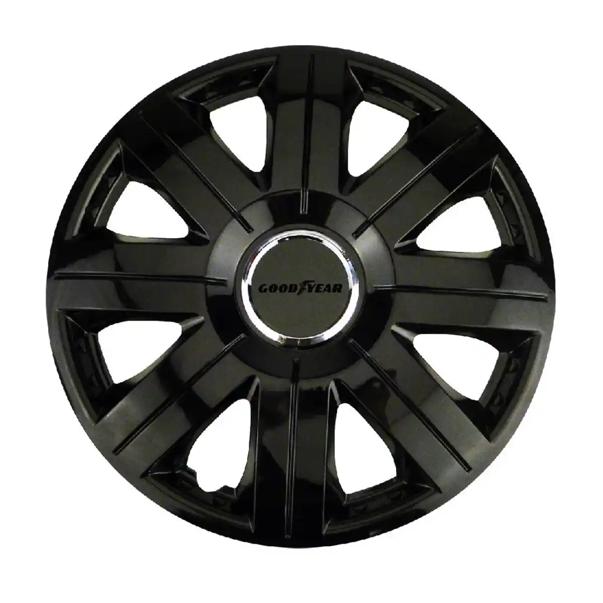 Bild 1 von Goodyear Radkappen 13 Zoll, 4 Stück, schwarz Glanz, Flexo