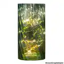 Bild 1 von Deko-Lampe batteriebetrieben aus Glas mit LED-Silberdraht
