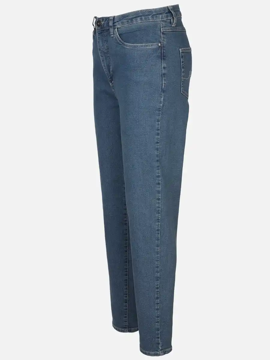 Bild 3 von Damen Jeanshose im Tapered Fit Blau