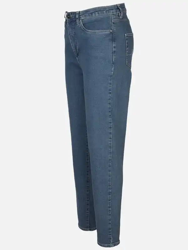 Bild 3 von Damen Jeanshose im Tapered Fit Blau