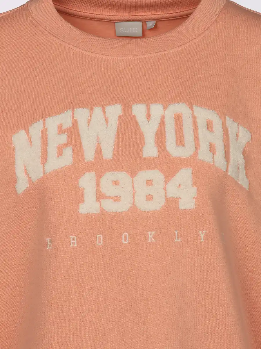 Bild 3 von Damen Sweatshirt mit Stickerei Orange